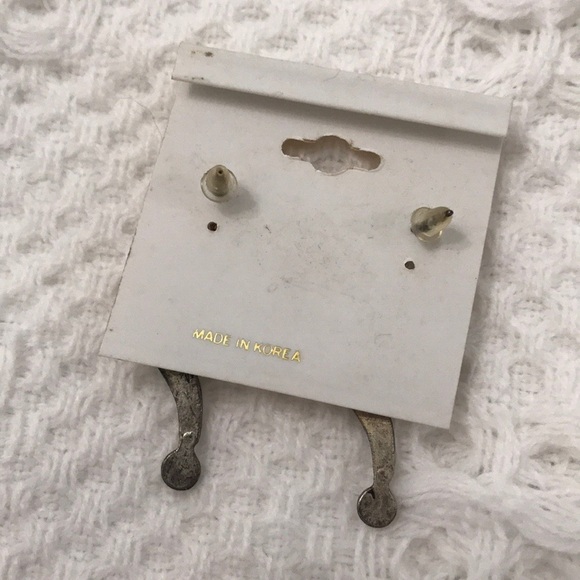 WWJD Silver Vintage Earrings What Would Jesus Do - Picture 3 of 3